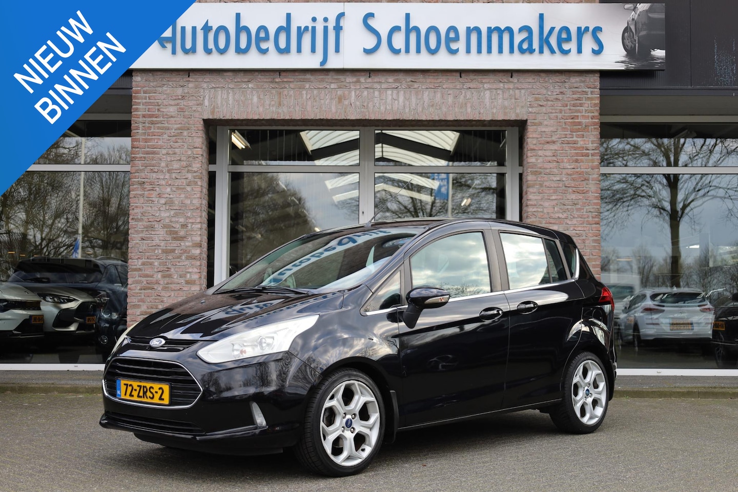 Ford B-Max - 1.0 EcoBoost Titanium RUIT/STOELVERW. CRUISE CLIMA SCHUIFDEUREN HALF-LEER BT-TELEFOONVERB. - AutoWereld.nl