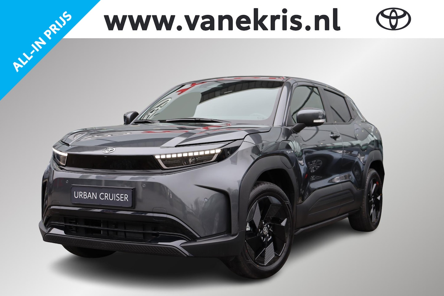 Toyota Urban Cruiser - Dynamic 61,1 kWh, Navi, Apple Carplay, Android Auto, Adaptieve cruise control, Stoel / stu - AutoWereld.nl