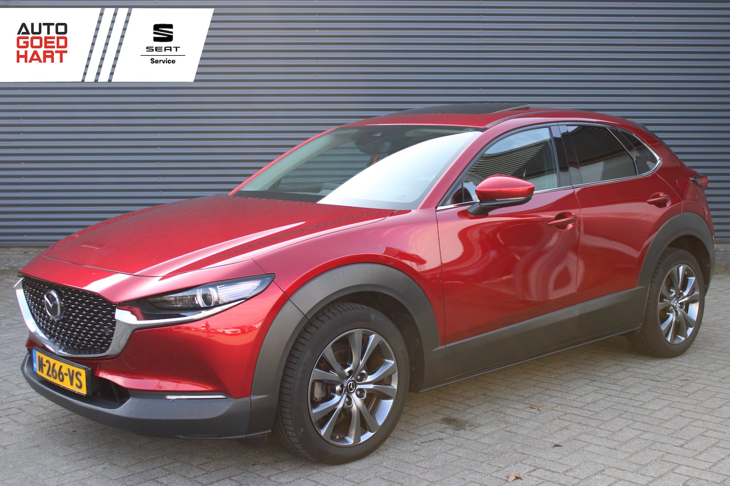 Mazda CX-30 - 2.0 e-SkyActiv-X M Hybrid Luxury Schuif/kanteldak Bose Carplay Vol-Leder Adap-Cruise - AutoWereld.nl