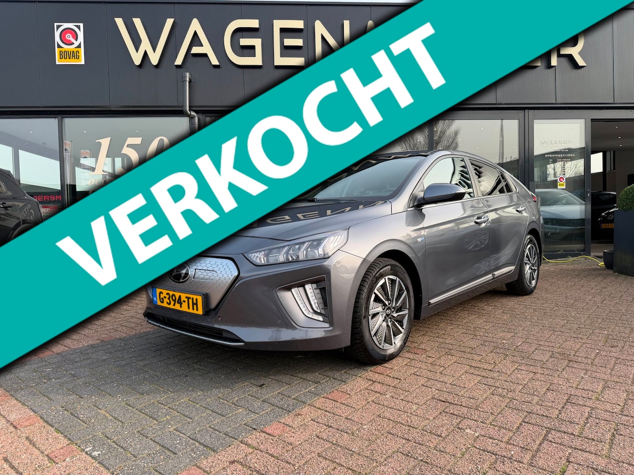Hyundai IONIQ - Premium EV 38 kWh Clima|ACC|NAVI|Leder|SOH100% - AutoWereld.nl