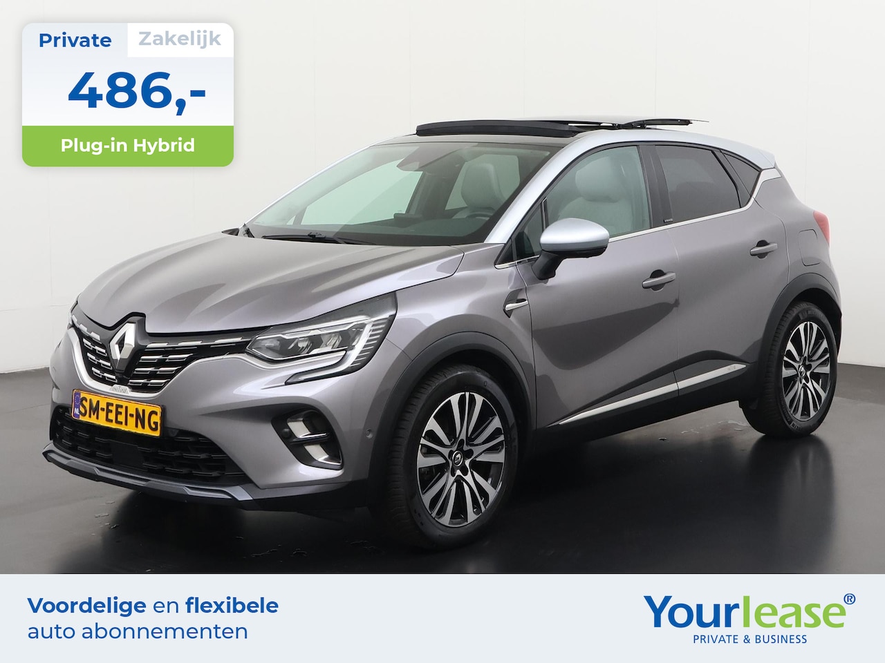 Renault Captur - 1.6 E-Tech Plug-in Hybrid 160 Initiale Paris | All-in 486,- Private Lease | Direct uit voo - AutoWereld.nl