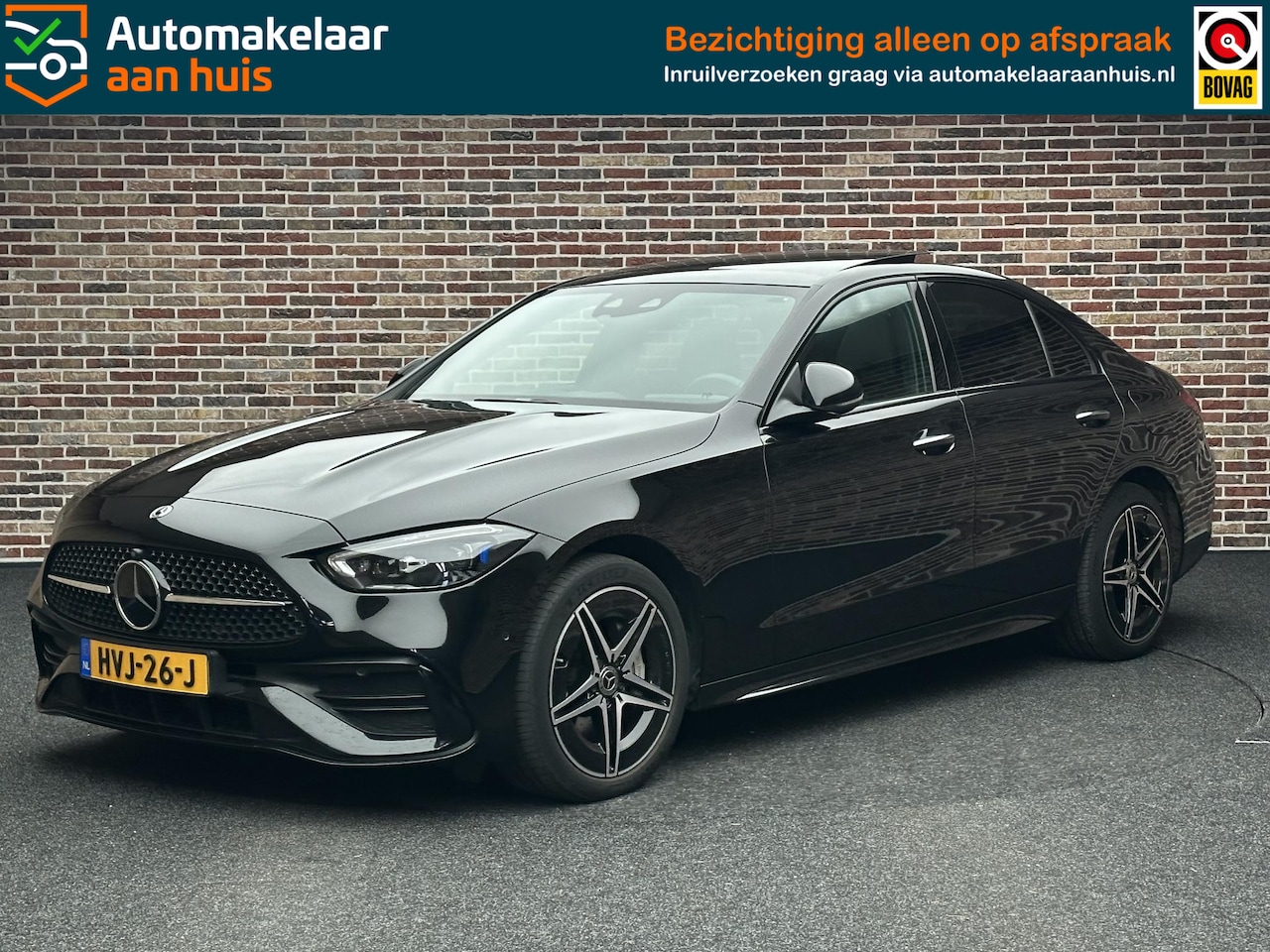 Mercedes-Benz C-klasse - 300 e 4MATIC AMG Line Panorama 3D Burmeister Plus Pakket - AutoWereld.nl