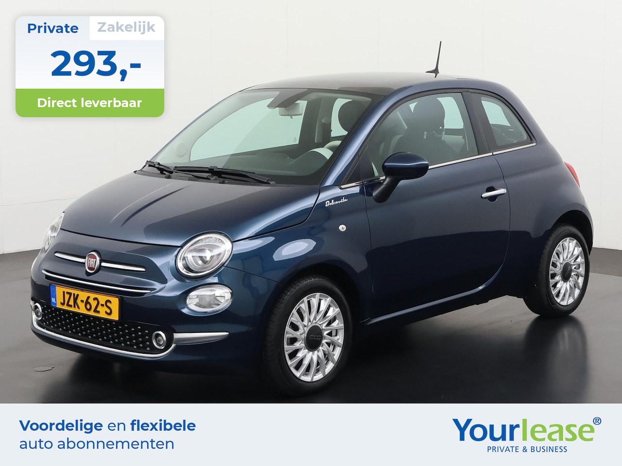Fiat 500 - 1.0 Hybrid Dolcevita | All-in 293,- Private Lease | Direct uit voorraad - AutoWereld.nl
