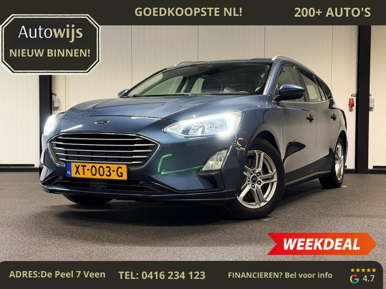 Ford Focus Wagon - 1.0 EcoBoost Trend Edition Business|NAVI|NL AUTO|PDC| - AutoWereld.nl