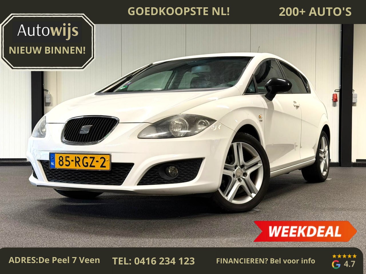 SEAT Leon - 1.2 TSI Ecomotive Businessline COPA|NAVI|LEDER|CRUISE|NL AUTO - AutoWereld.nl