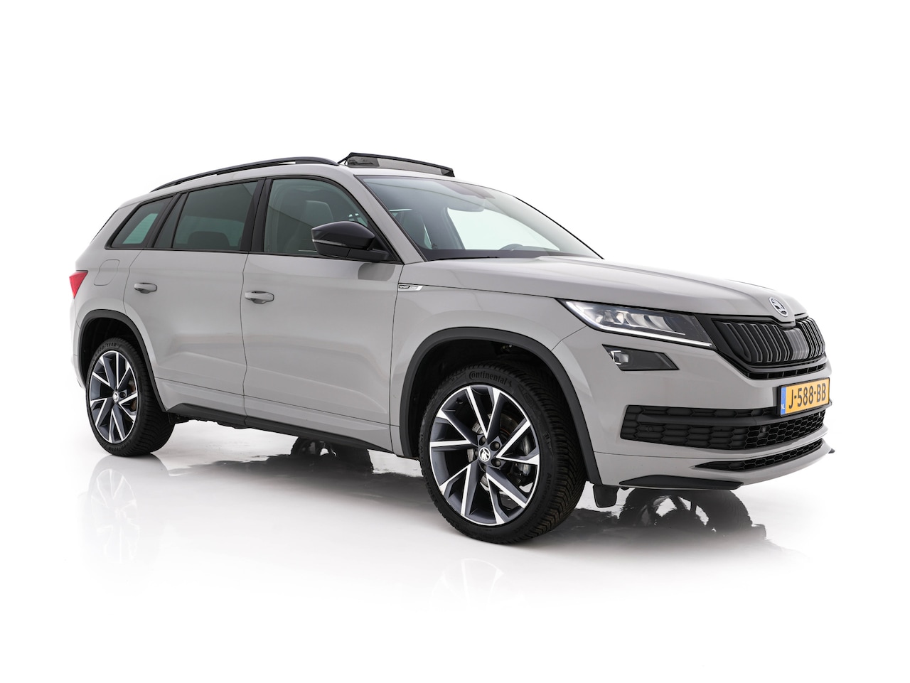 Skoda Kodiaq - 1.5 TSI Sportline Business (INCL-BTW) Aut. *PANO | LEATHER-MICROFIBRE | FULL-LED | MEMORY- - AutoWereld.nl