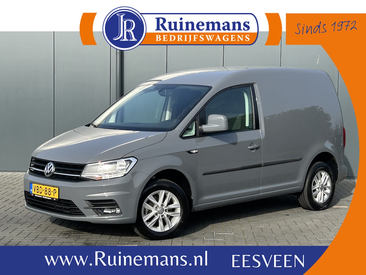 Volkswagen Caddy - 2.0 TDI 102 PK HIGHLINE / L1H1 / 1e EIGENAAR / AIRCO / CRUISE / VOORRUITVERW / NAVI / APPL - AutoWereld.nl