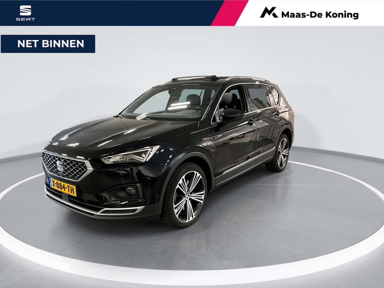 SEAT Tarraco - 1.4 TSI e-Hybrid 245pk DSG PHEV FR · Panoramadak · Inklap. Trekhaak · Side Assist · Ledere - AutoWereld.nl