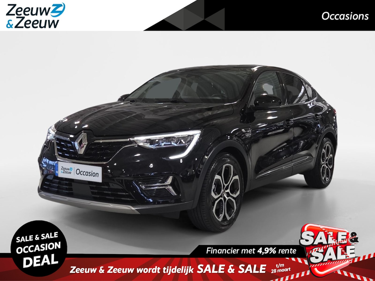 Renault Arkana - 1.6 E-Tech Hybrid 145 Intens * 1e Eigenaar * Dealeronderhouden * Trekhaak * Carplay * Dode - AutoWereld.nl