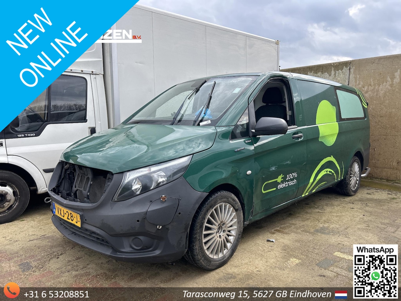Mercedes-Benz eVito - eVito Extra Lang 90 kWh | € 3.850,- NETTO! | Koel/Vries | Airco | Cruise | Navi | - AutoWereld.nl