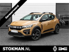 Dacia Sandero Stepway - 1.0 TCe 100 ECO-G Extreme | Camera achter | NAVI | sensoren voor | LM Velgen | ECC | Apple