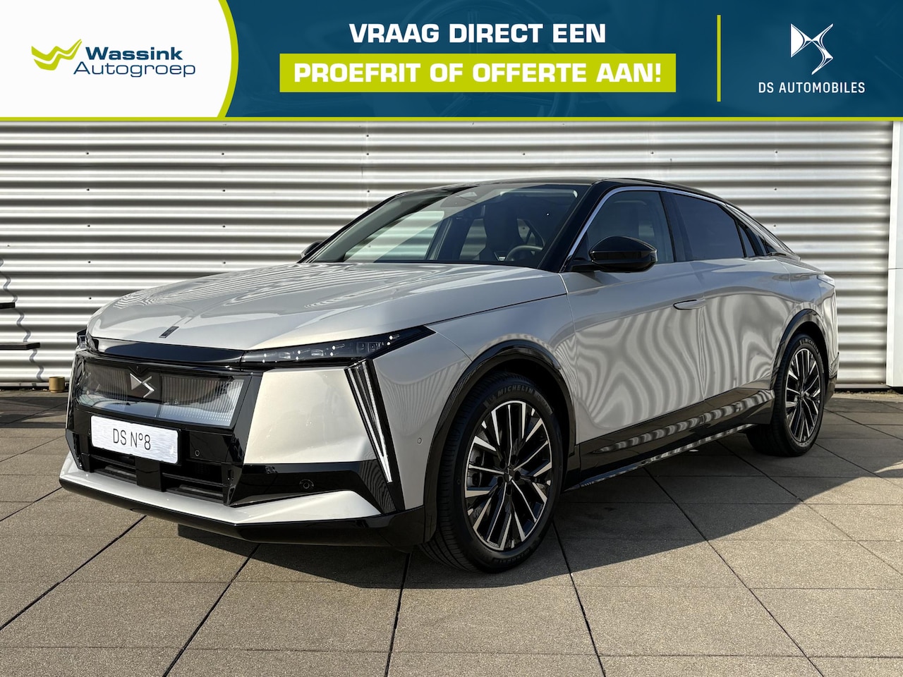 DS No 8 - AWD Long Range Étoile Absolute Comfort Tech 97 kWh 1029,- EX BTW operational lease | Stoe - AutoWereld.nl