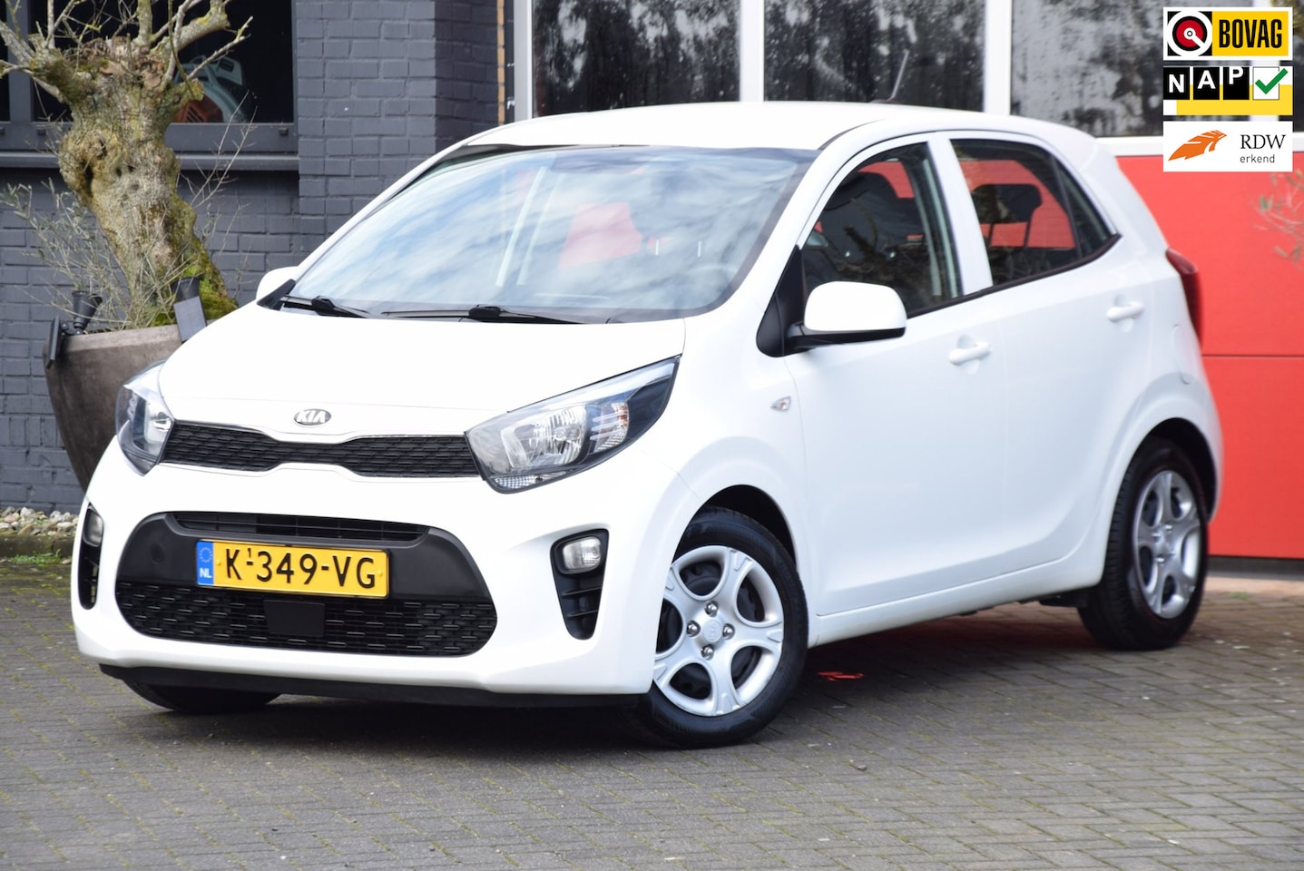 Kia Picanto - 1.0 CVVT EconomyPlusLine 2018 5 Deurs Airco Stuurbediening 15x op Voorraad! - AutoWereld.nl