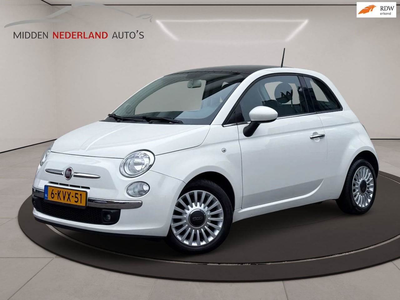 Fiat 500 - 0.9 TwinAir Lounge * PANORAMA DAK * NAP PAS * - AutoWereld.nl