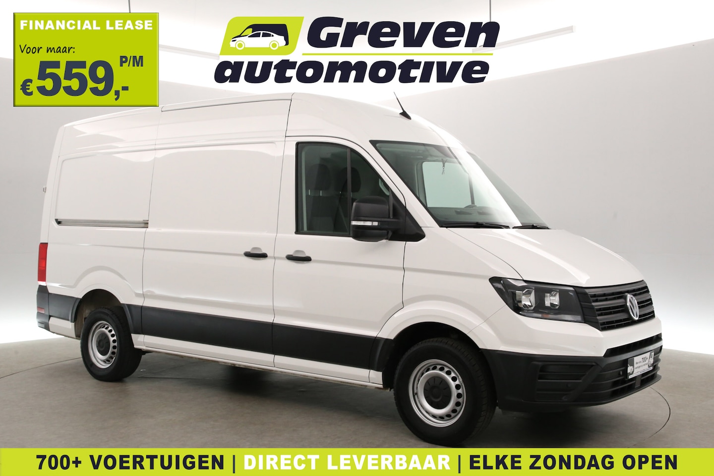 Volkswagen Crafter - 2.0 TDI L3H3 | Aut. | 3000kg Trekgew. | Airco | Cruise | Camera | Carplay | 3 Zits | Trekh - AutoWereld.nl