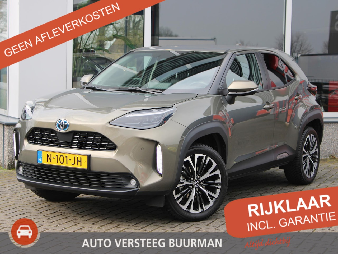 Toyota Yaris Cross - 1.5 Hybrid Executive JBL Audio, Trekhaak, Carplay/Android Auto, Head-Up Display Parkeersen - AutoWereld.nl