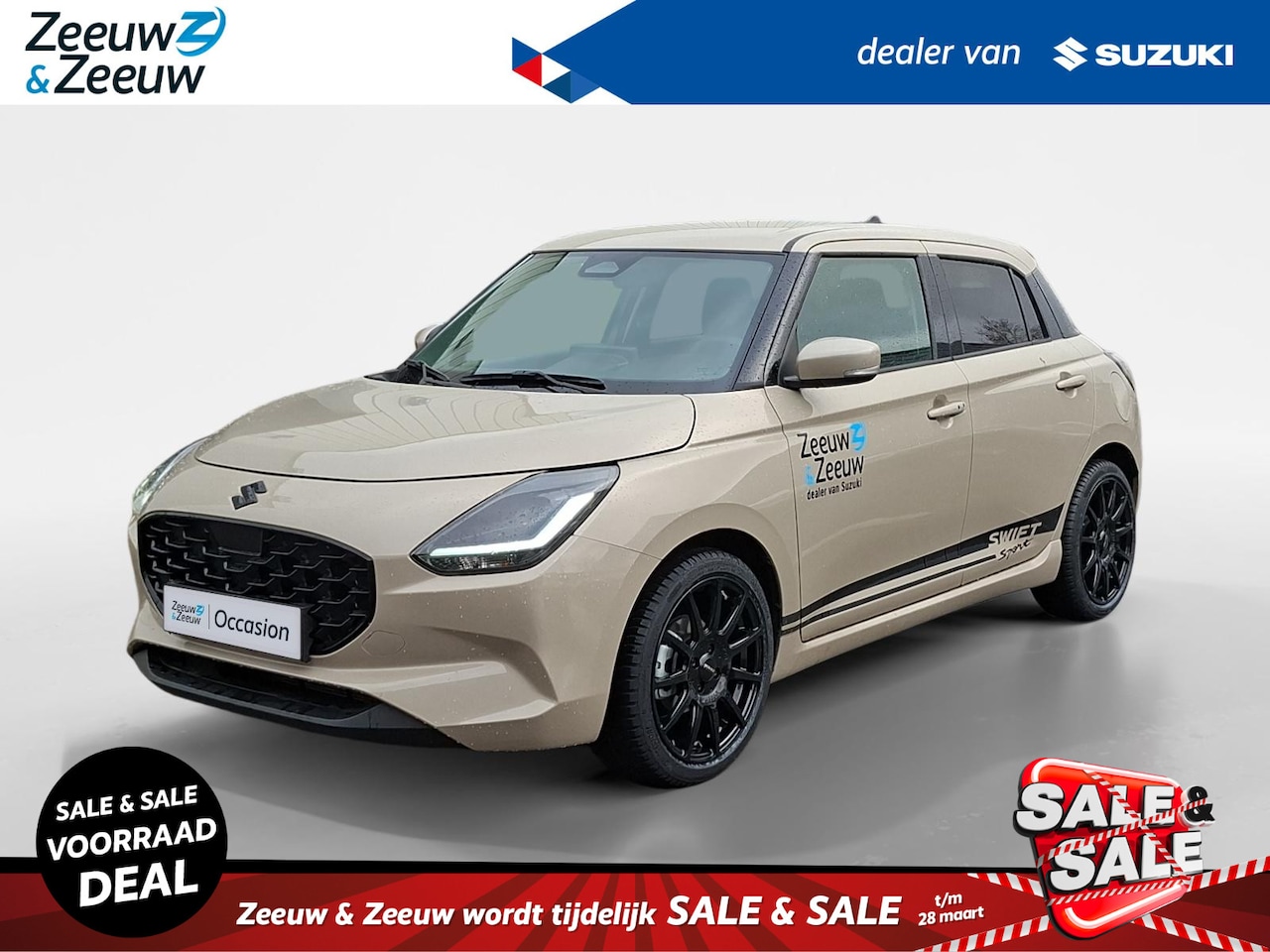 Suzuki Swift - 1.2 Style Sportpack Smart Hybrid | DEMO | Sportpack | 17inch lichtmetalen velgen | All wea - AutoWereld.nl