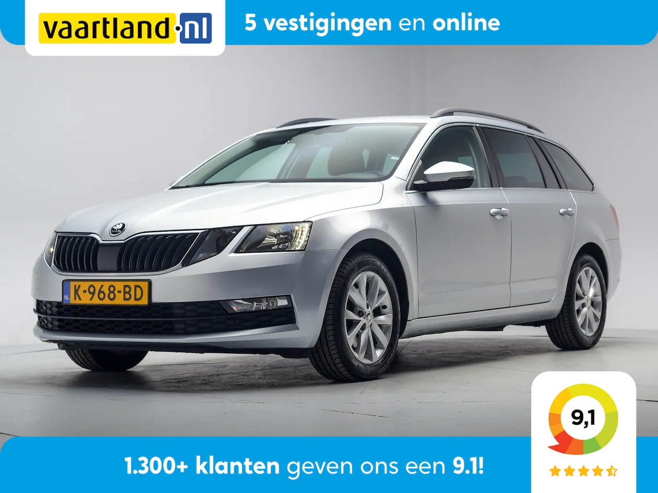 Skoda Octavia - 1.0 TSI Greentech Business Edition [ Navi Half-Leder Stoelverwarming ] - AutoWereld.nl
