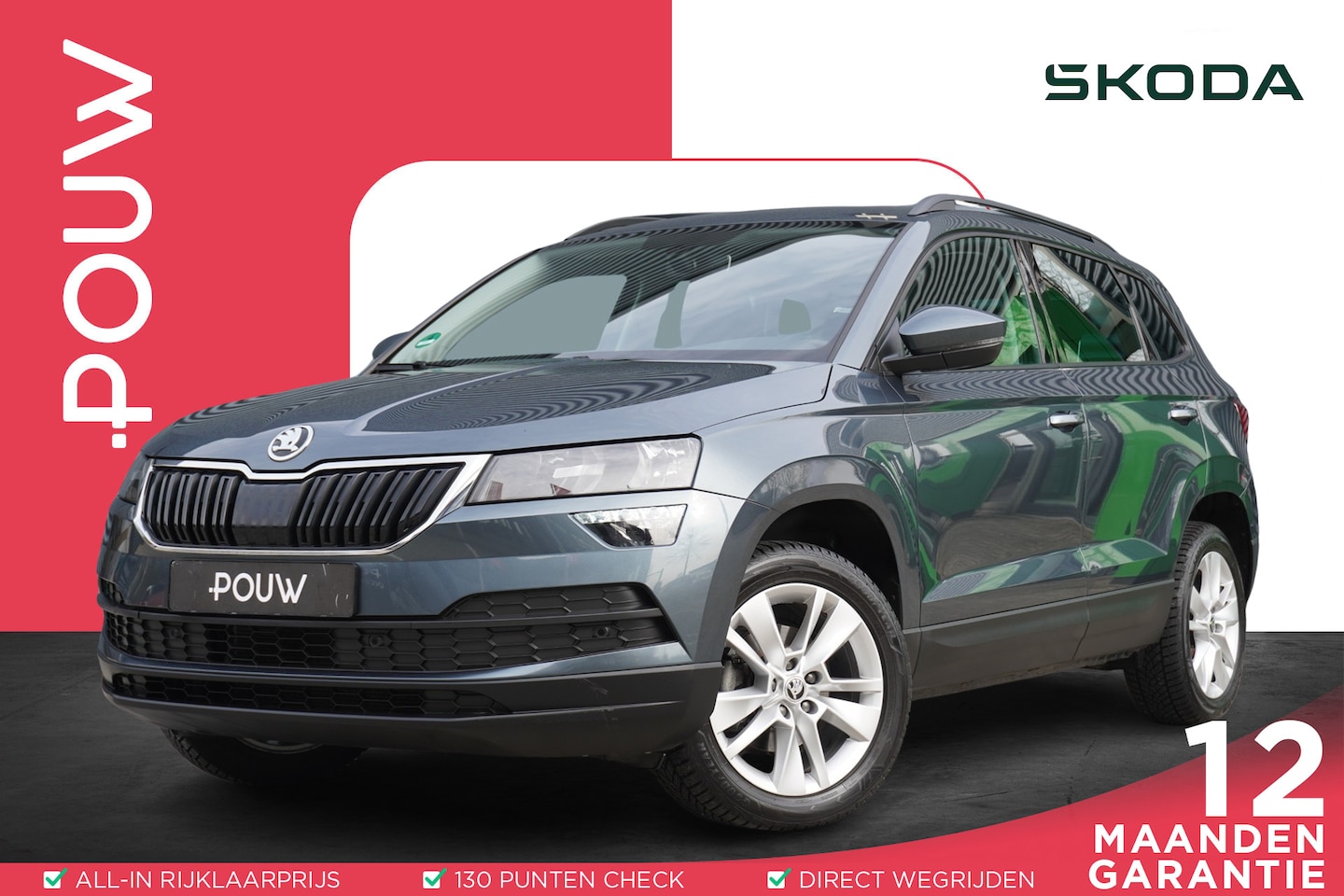 Skoda Karoq - 1.0 TSI 115pk Business Edition | Trekhaak | Climate | SmartLink | Navigatie | Cruise - AutoWereld.nl