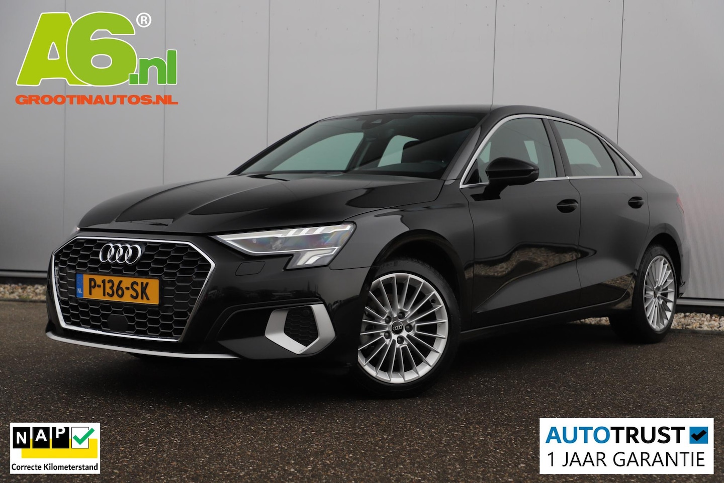 Audi A3 Limousine - 30 TFSI Advanced edition Trekhaak Sportstoelen Navigatie Carplay Android Full LED 17 inch - AutoWereld.nl