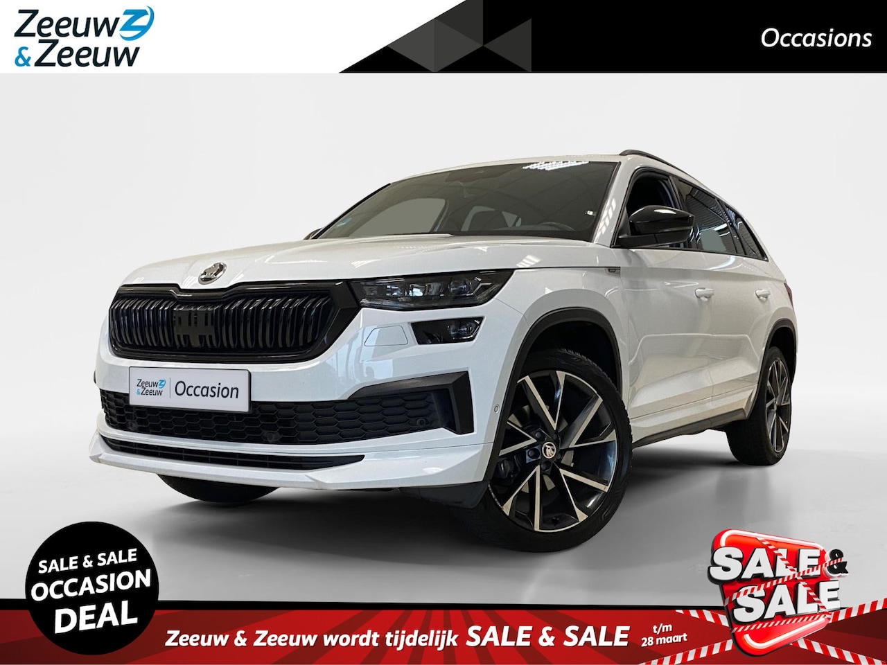 Skoda Kodiaq - 1.5 TSI | AUTOMAAT | SPORTLINE | BUSINESS | MEMORY | KEYLESS | - AutoWereld.nl