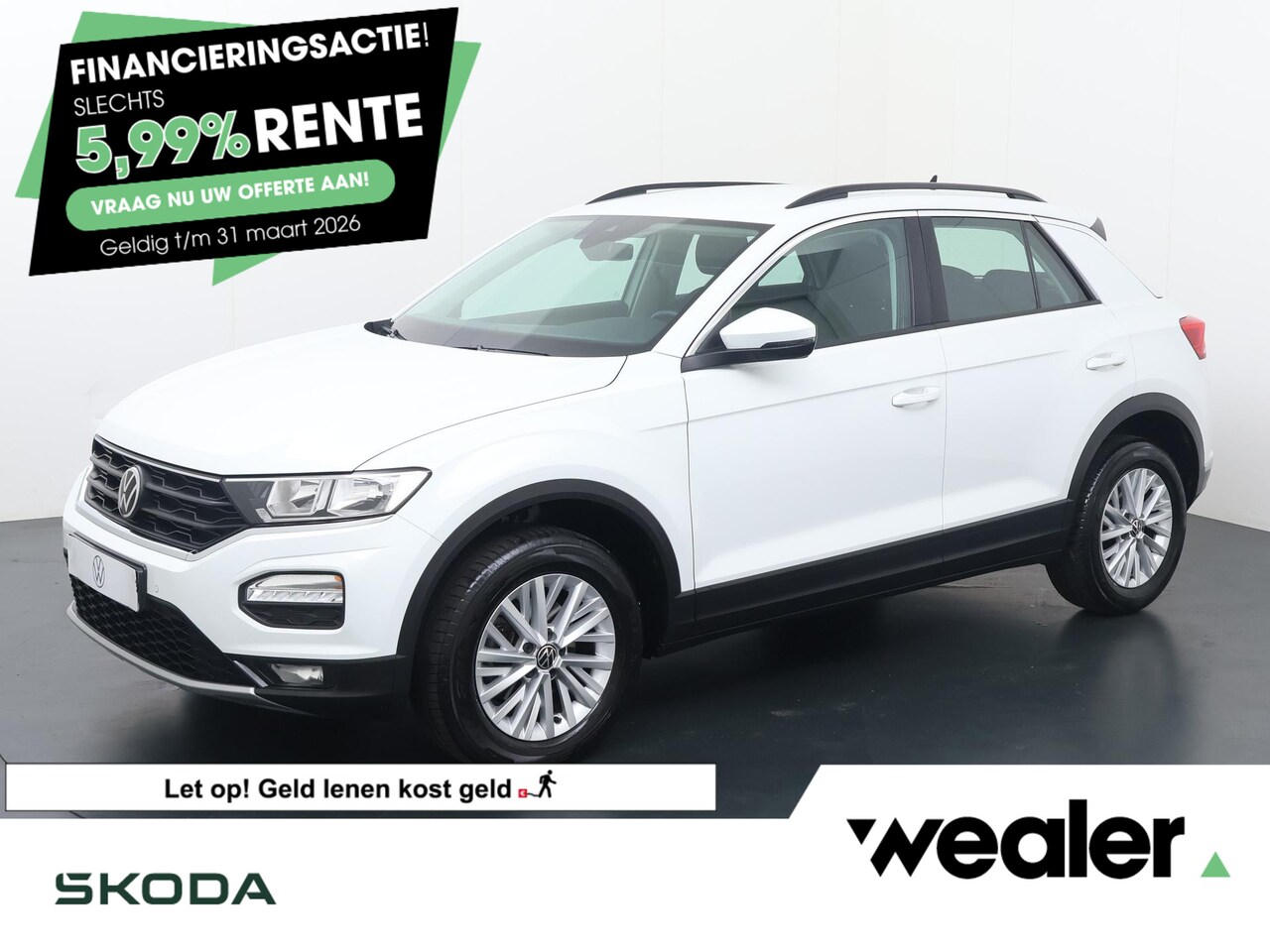 Volkswagen T-Roc - 1.5 TSI Style | 150 PK | Automaat | Navigatiesysteem | Climate control | - AutoWereld.nl