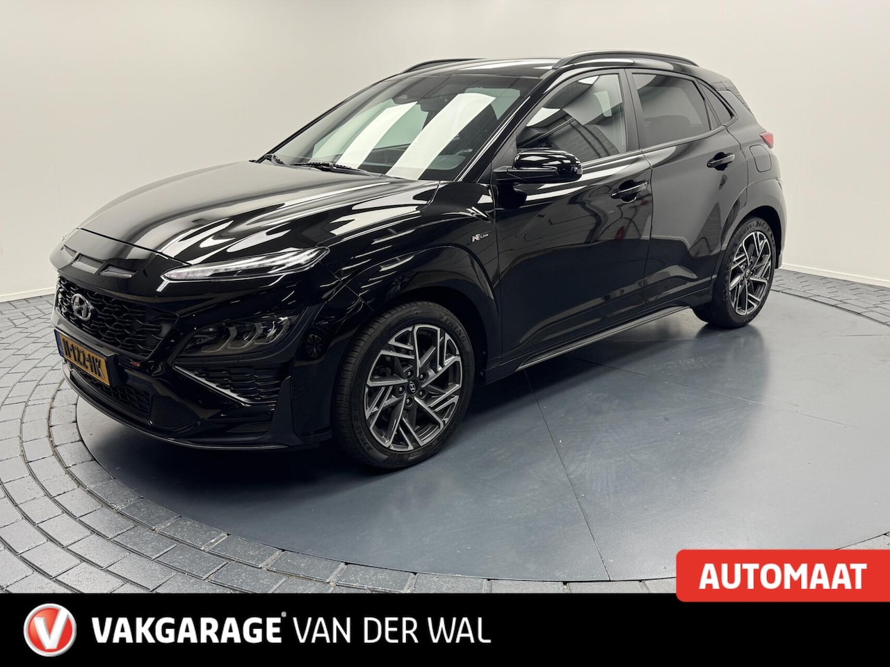 Hyundai Kona - 1.6 T-GDi N-Line 199PK Automaat-Trekhaak-Navigatie-Cr.contr-Clima-Camera-LED-Parkeersensor - AutoWereld.nl