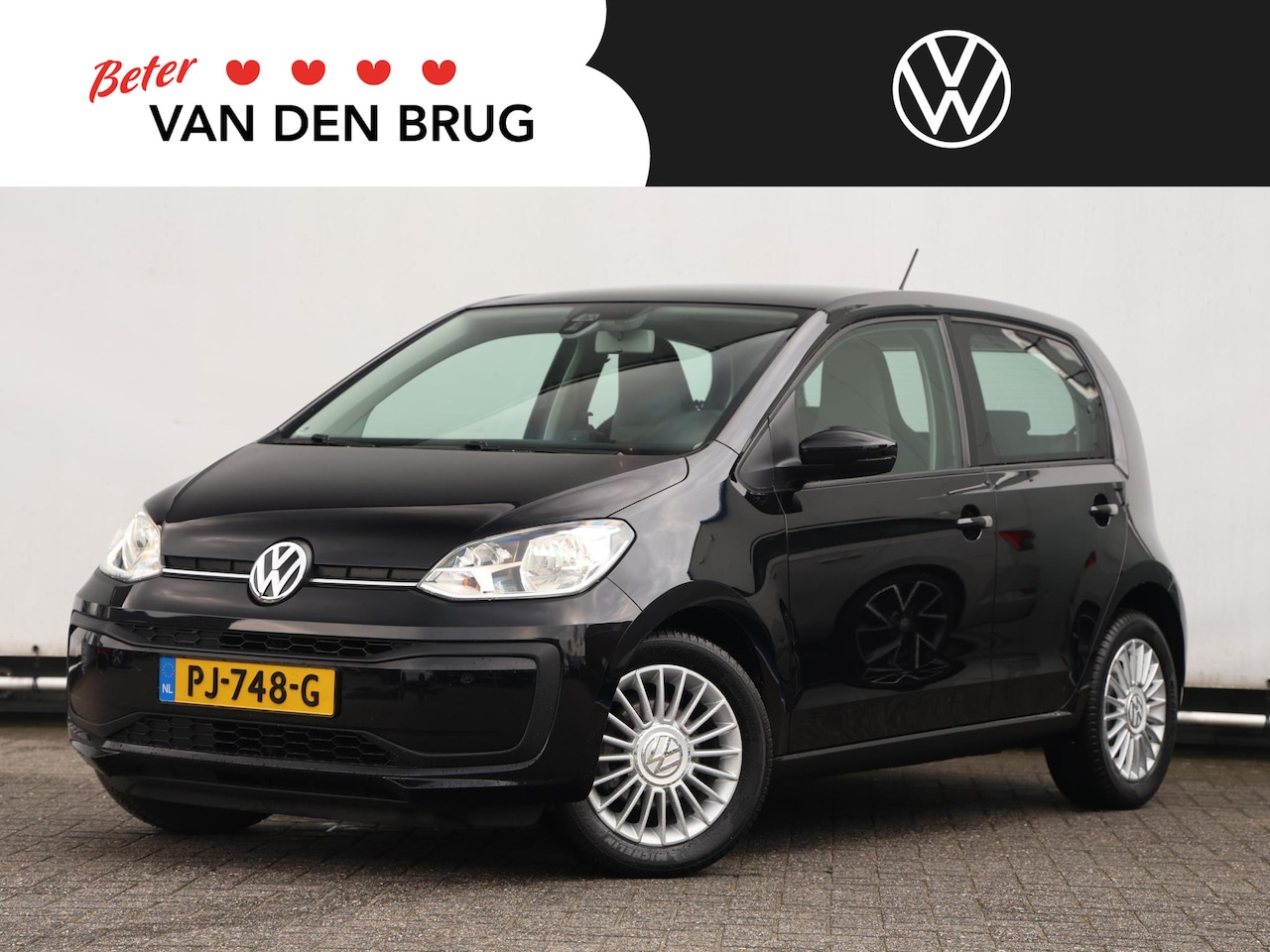 Volkswagen Up! - 1.0 BMT move up! 60pk | Dealer onderhouden | Airco | 15'' Lichtmetalen velgen | Spiegels e - AutoWereld.nl
