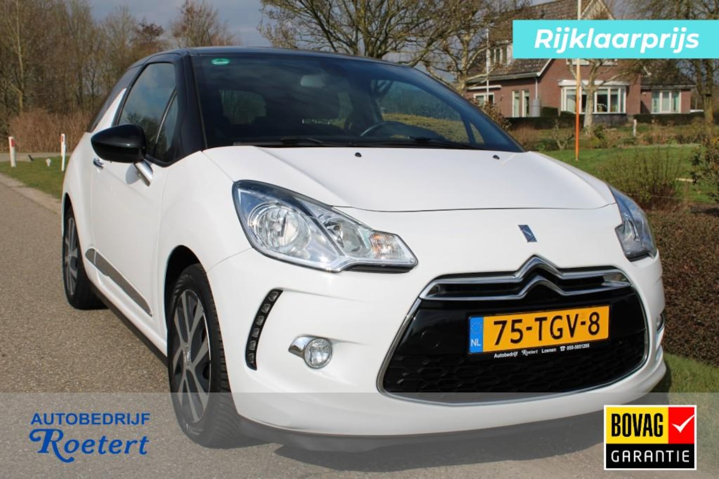 Citroën DS3 - 1.6 E-HDI 92pk So Chic ECC/cruise/navi/PDC/trekhaak 1e eigenaar - AutoWereld.nl
