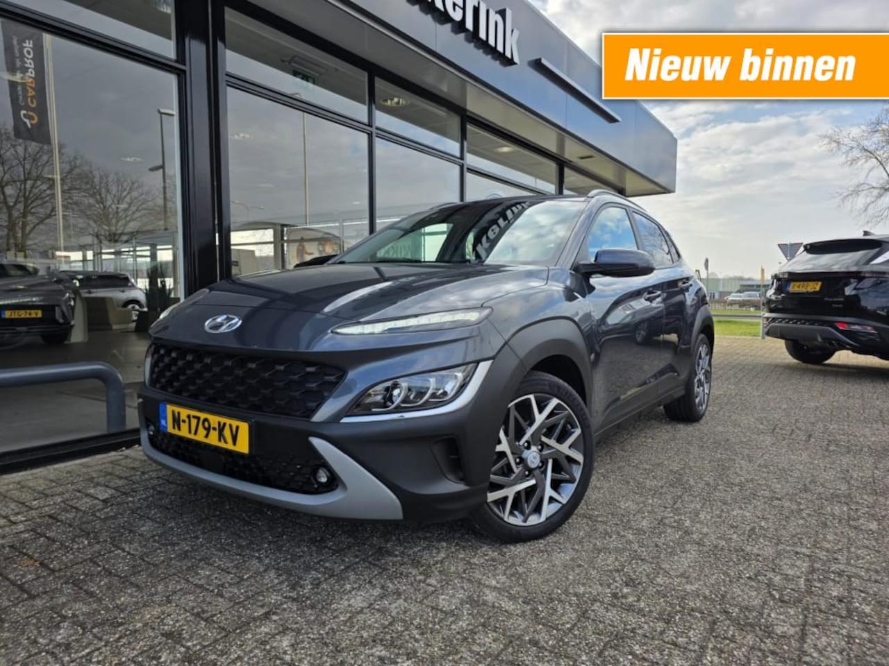 Hyundai Kona - 1.6 GDI HEV FASHION HEAD-UP, 18LM, TREKHAAK, STOEL+ STUURVERWARMING - AutoWereld.nl
