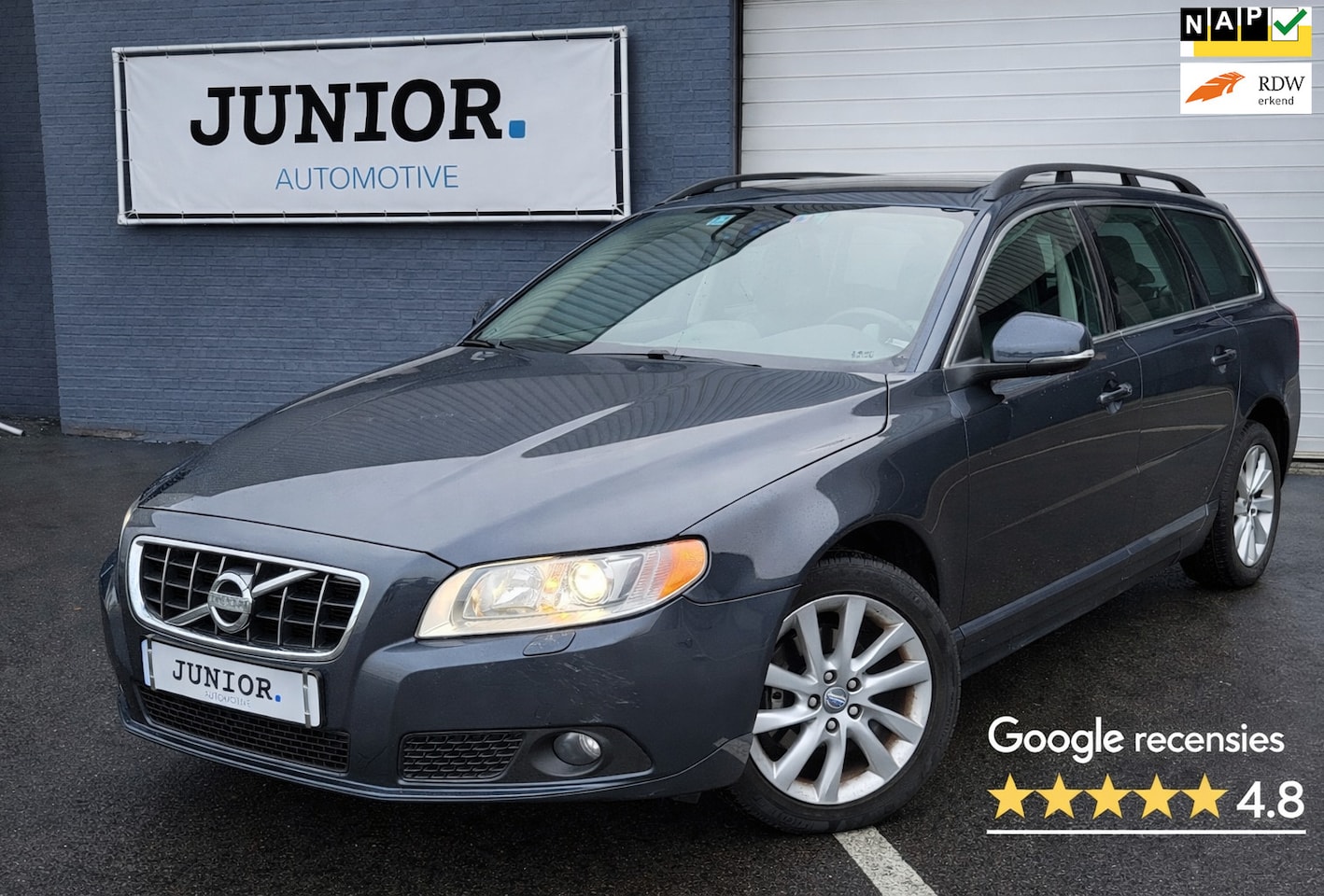 Volvo V70 - 1.6 T4 Limited Edition 2DEEIG/VOLO-H/LEDER/CRUISE/NAVI/PDC - AutoWereld.nl