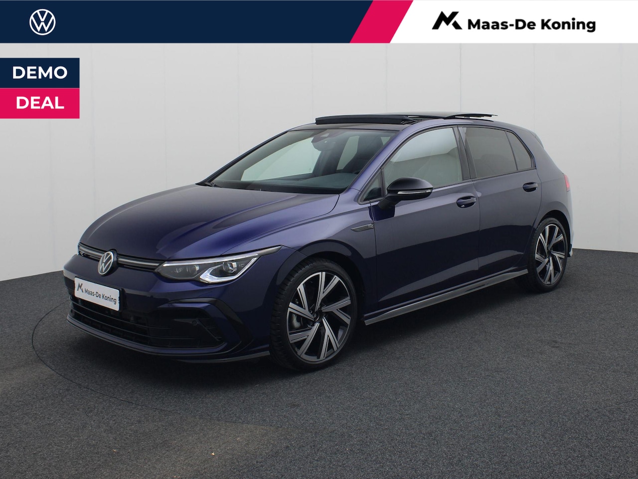 Volkswagen Golf - 1.5eTSI/150PK R-Line Blackstyle DSG · Panoramadak · Camera + Parkeersensoren · Stoel-& stu - AutoWereld.nl