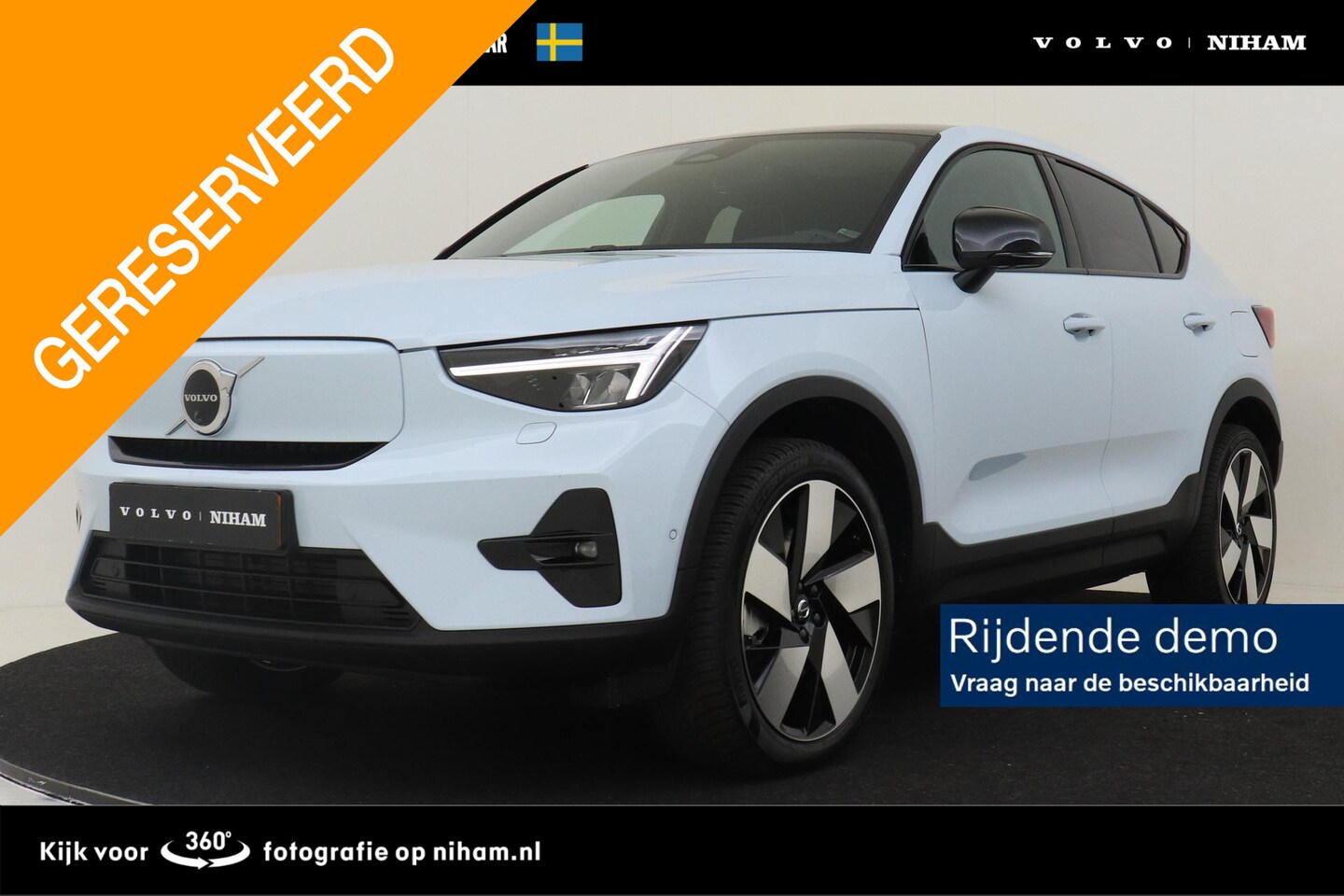 Volvo EC40 - SINGLE MOTOR EXTENDED RANGE ULTRA 82 kWh -PANO.DAK|20"|GETINT.GLAS|CAMERA|CLIMATE|TREKHAAK - AutoWereld.nl