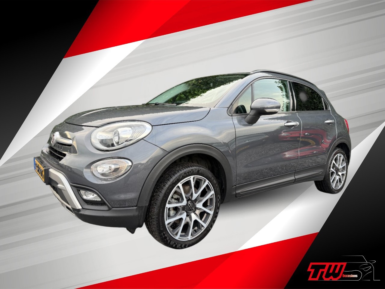 Fiat 500 X Cross - 1.4 Turbo CrossPlus AUT|NAVI|LEER|ACC|CAMERA - AutoWereld.nl