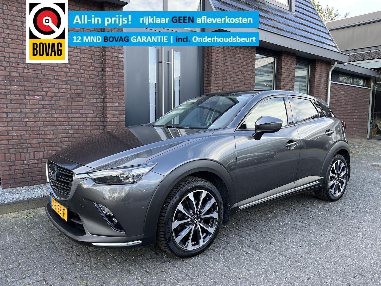 Mazda CX-3 - 2.0 SkyActiv-G 120 SkyLease GT NAV | ADAPTIVE CRUISE CONTROL | TREKHAAK AFNB. | LED | CAME - AutoWereld.nl