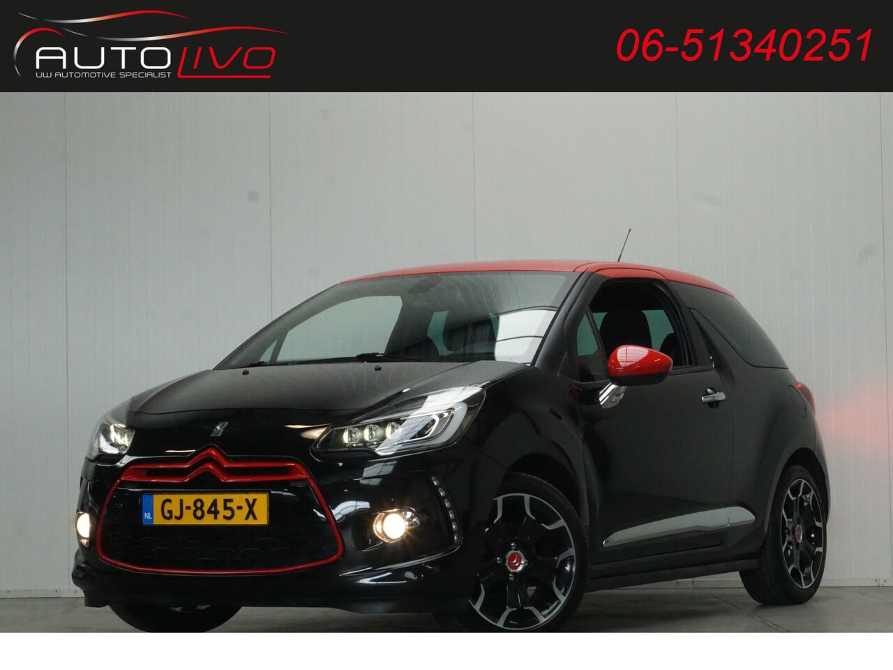 DS 3 - 1.2 PureTech So Red 110 PK! LED NAVI HIFI CLIMA PDC CAMERA CRUISE etc. - AutoWereld.nl