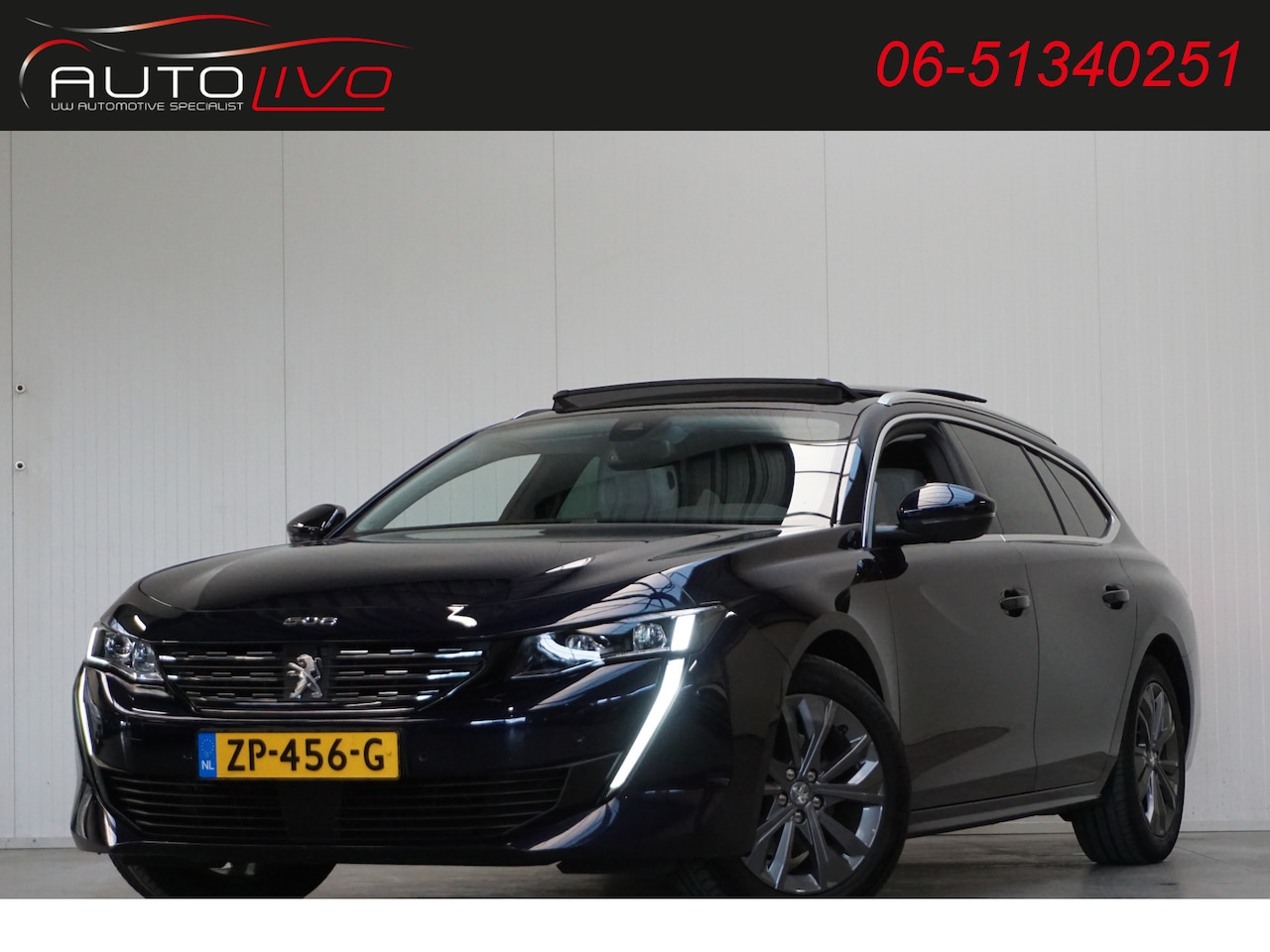 Peugeot 508 SW - 1.5 BlueHDI Blue Lease Allure AUTOMAAT! LED G. NAVI PANO CLIMA PDC etc. - AutoWereld.nl