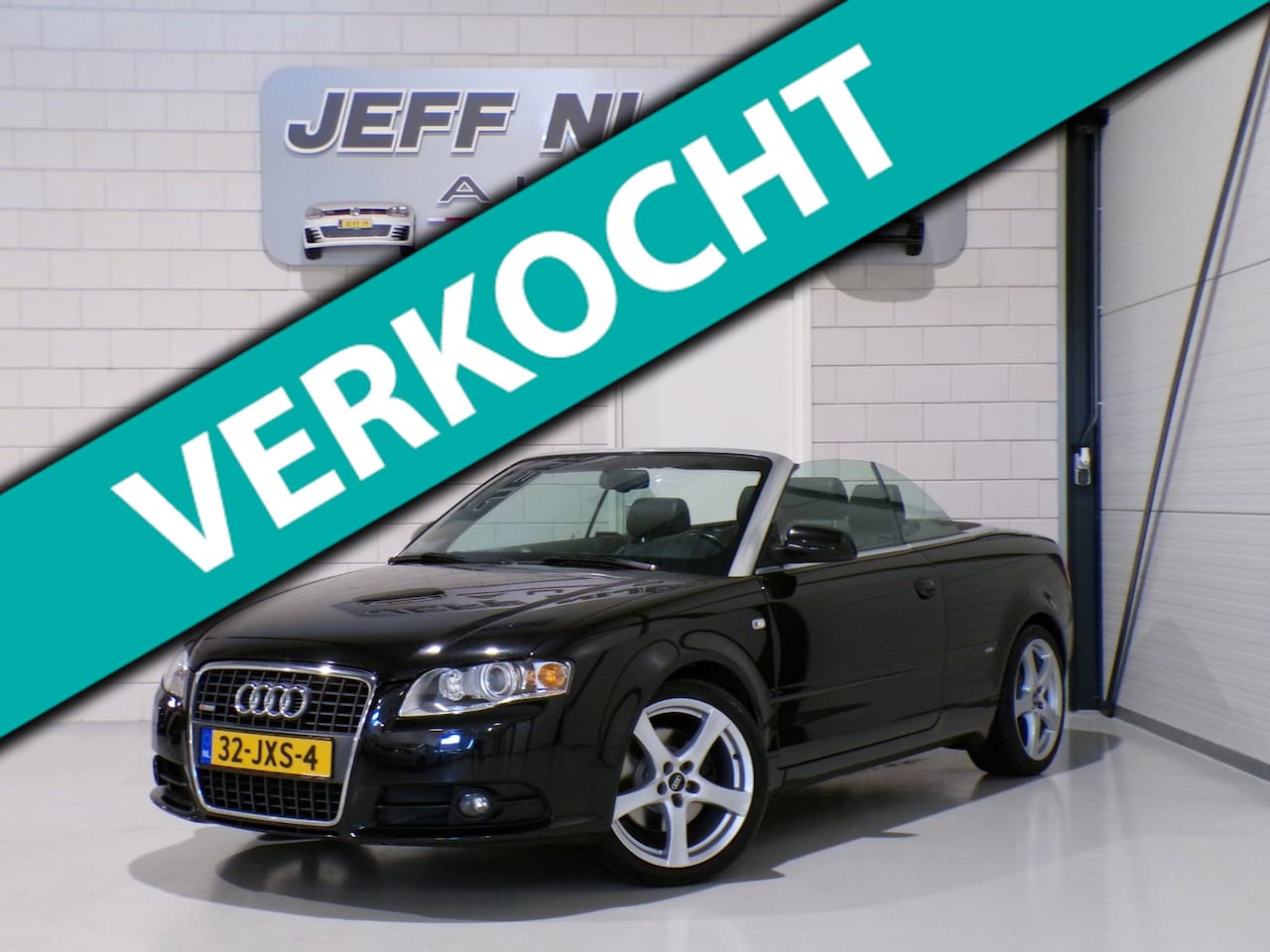 Audi A4 Cabriolet - 1.8 Turbo S-Line Xenon Leer Stoelverwarming 18"Velgen Parkeersensoren Garantie I Apple-car - AutoWereld.nl
