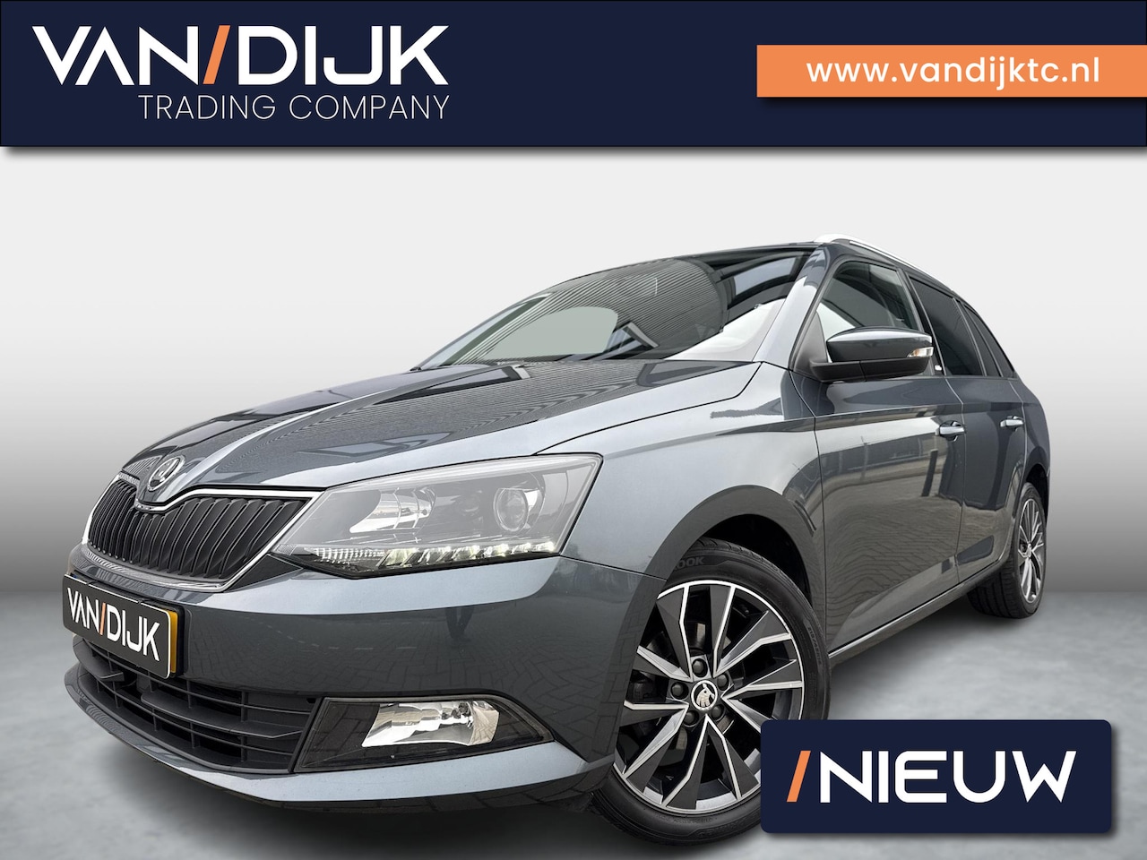 Skoda Fabia Combi - 1.2 TSI Edition ✓Apple Carplay & Android Auto ✓Bluetooth Audi & Media ✓Airco ✓Stoelverwarm - AutoWereld.nl