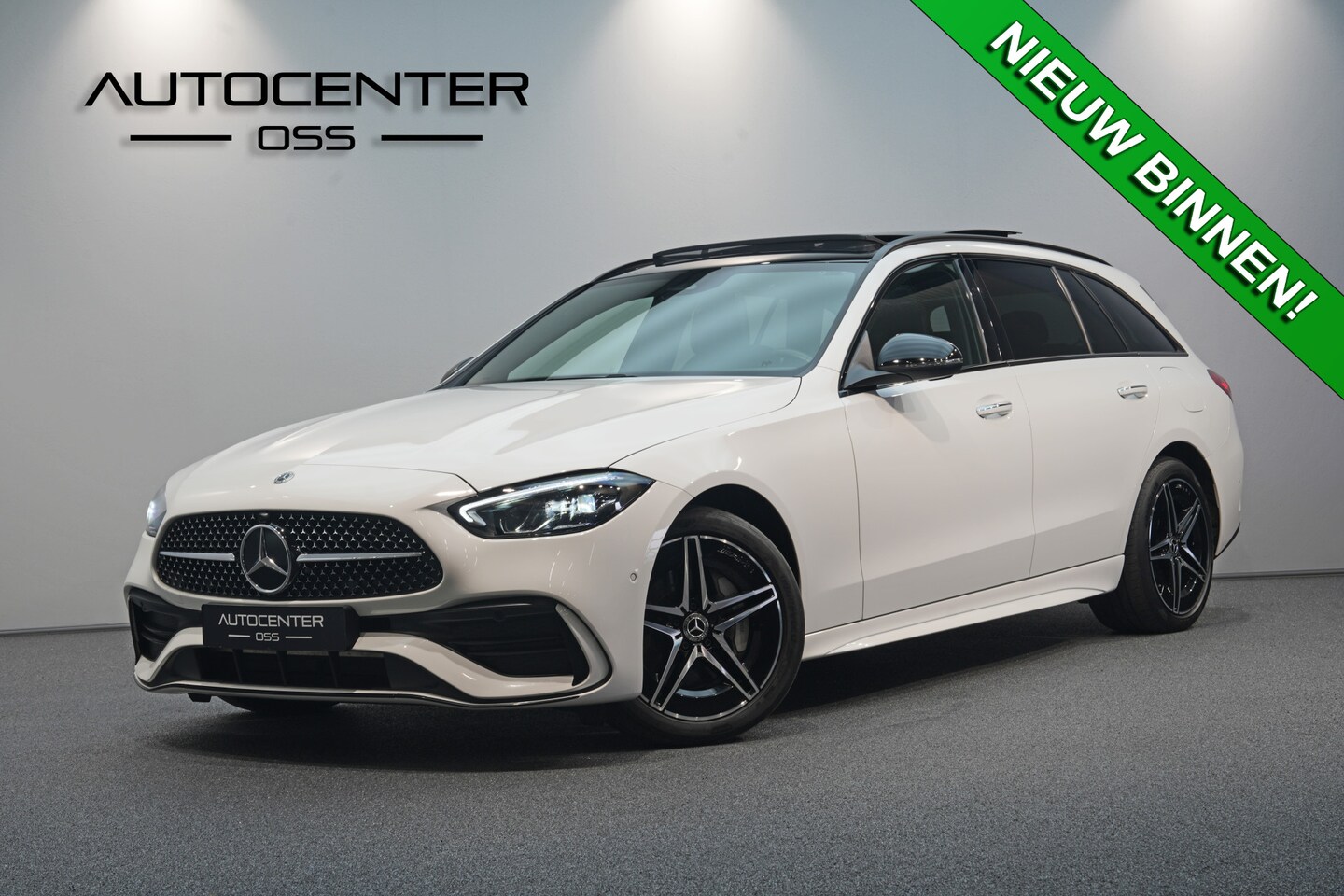 Mercedes-Benz C-klasse Estate - 300 e AMG ✅ PANO ✅ NIGHT ✅ KEYLESS ✅ CAMERA ✅ BTW - AutoWereld.nl