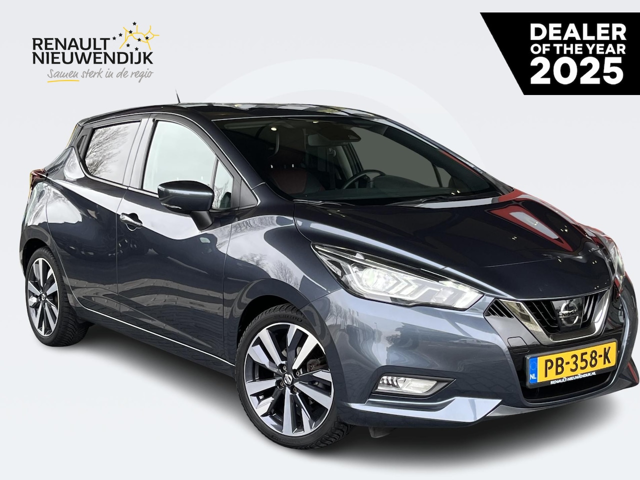 Nissan Micra - 0.9 IG-T Tekna STOELVERWARMING / LICHTMETAAL / 4 SEIZOENEN BANDEN / PARKEERCAMERA + SENSOR - AutoWereld.nl