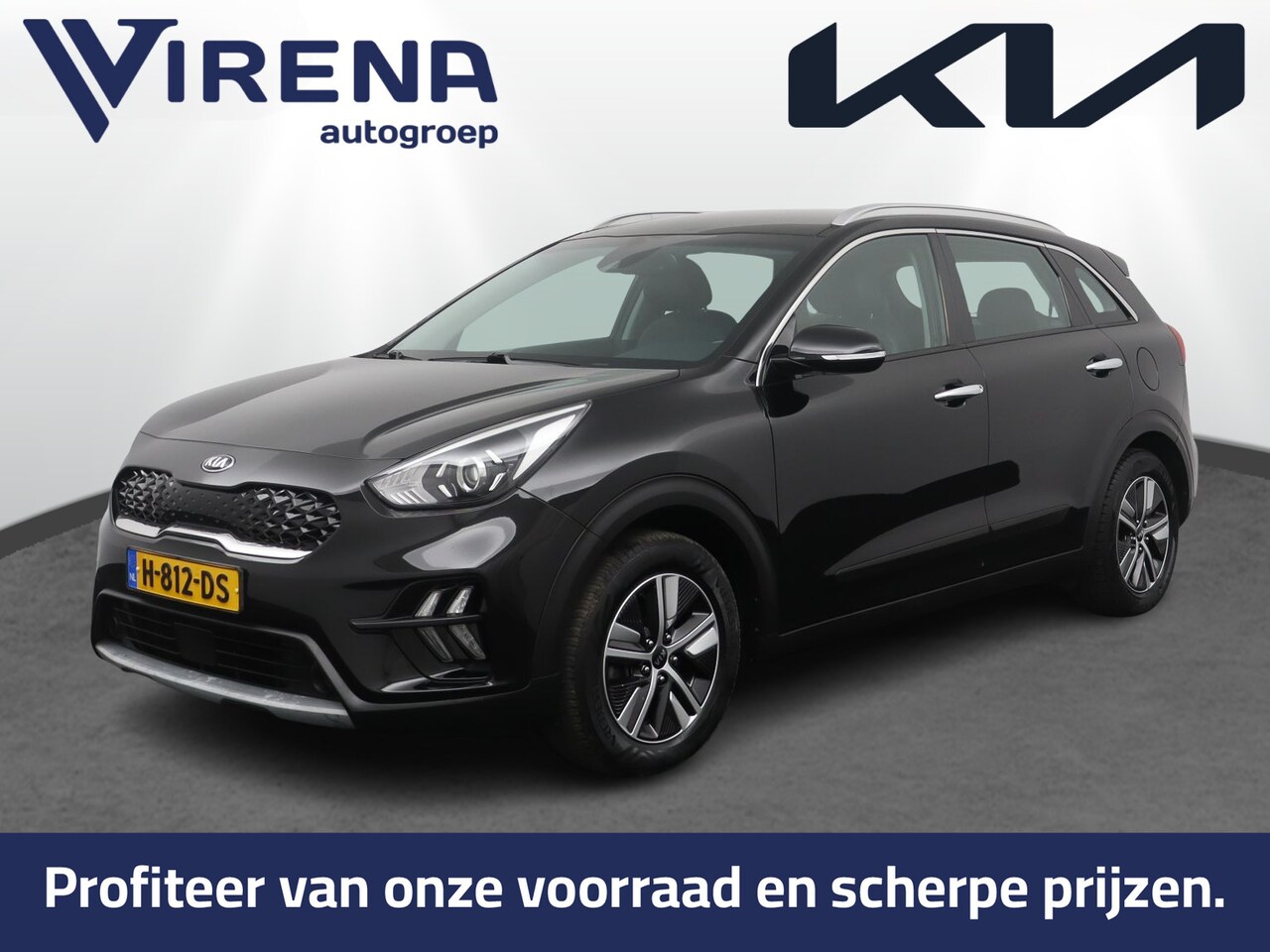 Kia Niro - 1.6 GDi Hybrid DynamicLine Automaat - Adaptive Cruise- Navigatie - Apple Carplay/Android A - AutoWereld.nl
