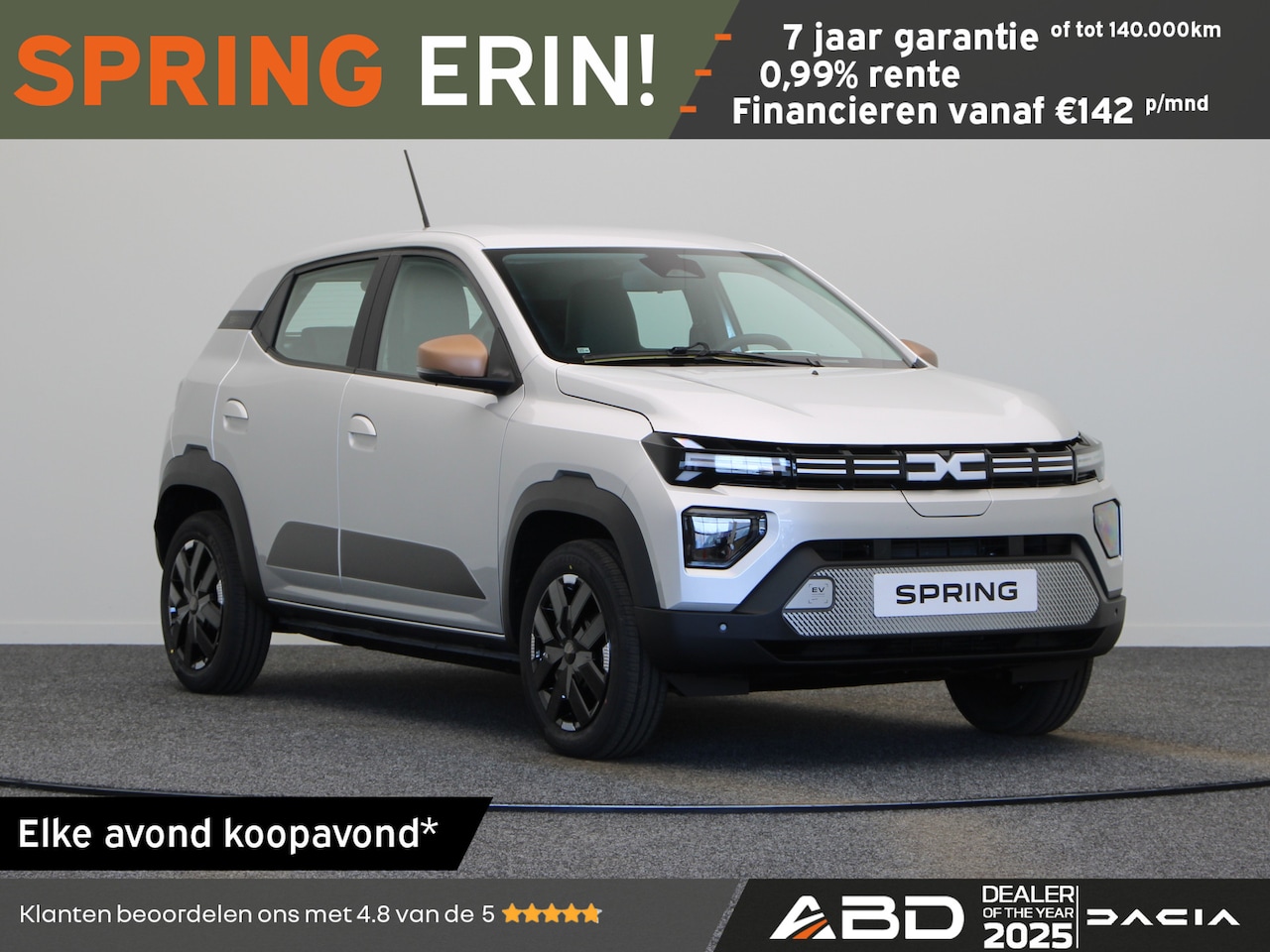 Dacia Spring - Extreme Electric 100 | Achteruitrijcamera | Cruise Control met snelheidsbegrenzer | LED da - AutoWereld.nl