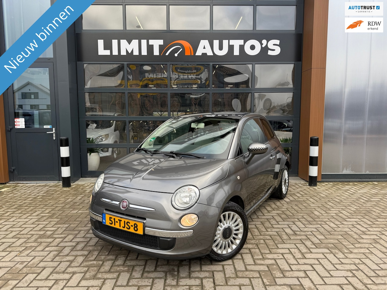 Fiat 500 - 0.9 TwinAir Lounge Airco/Pano/El.ramen/Lmv/Apk - AutoWereld.nl