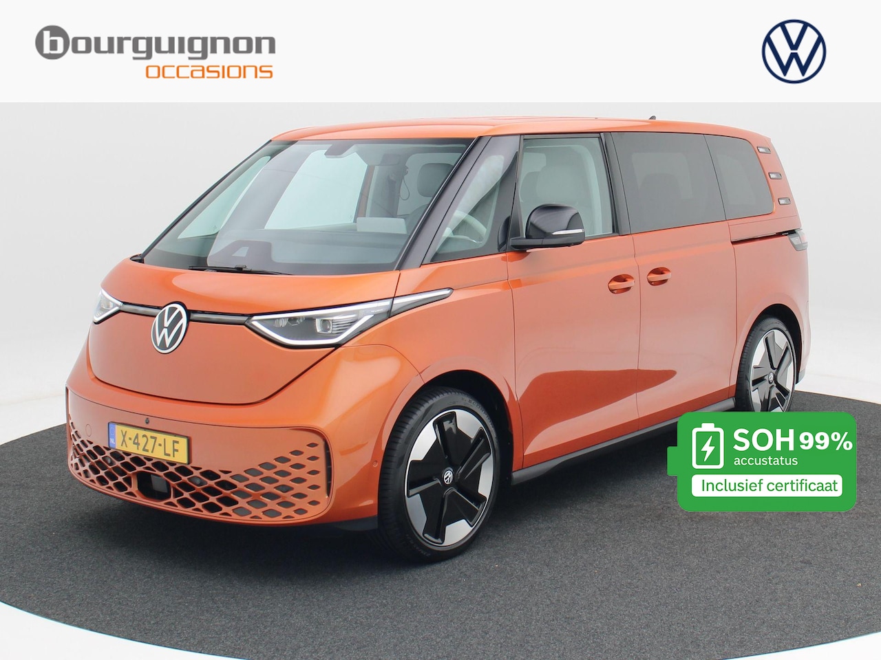 Volkswagen ID. Buzz - Pro Advantage Automaat 77 kWh 204 Pk | Trekhaak | 360° Camera | Full LED | Adaptive Cruise - AutoWereld.nl