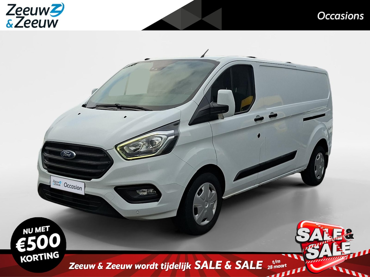 Ford Transit Custom - 340 2.0 TDCI L2H1 Trend | Imperiaal - Geintegreerd en wegklapbaar | Navigatie | Achteruit - AutoWereld.nl