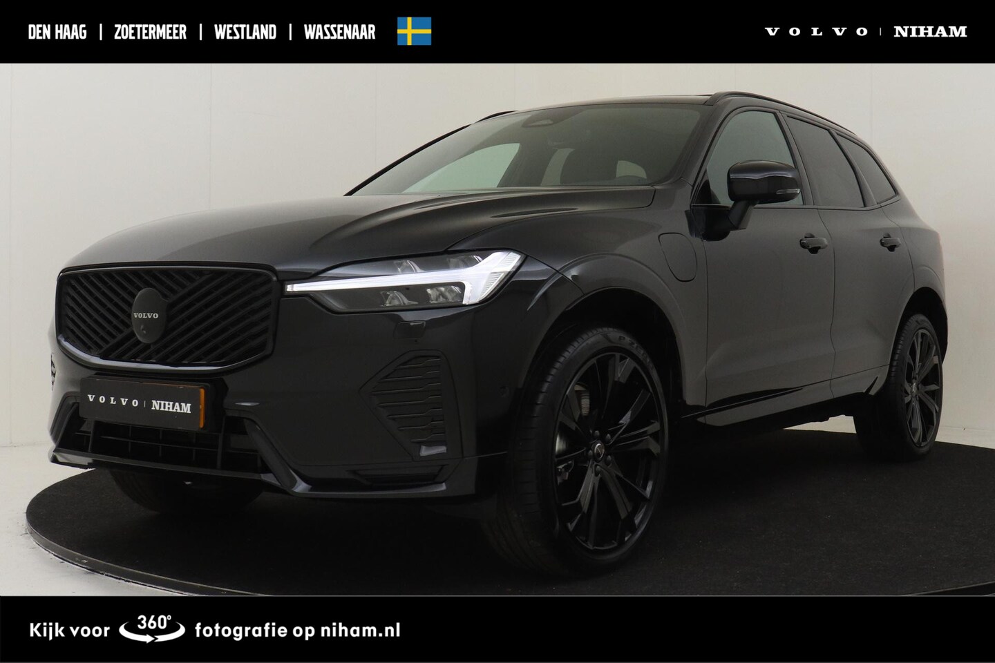 Volvo XC60 - II T6 PLUG-IN HYBRID AWD ULTRA BLACK EDITION -PANO.DAK|HARMAN/KARDON|360°CAM|LUCHTVERING|H - AutoWereld.nl