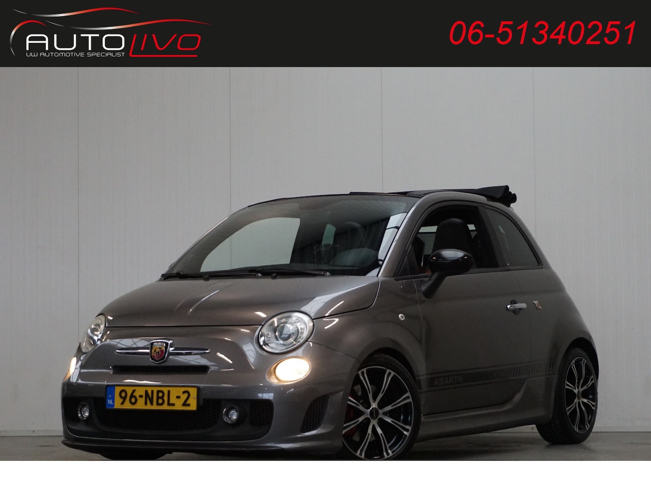Fiat 500 C - 1.4-16V Abarth 140 PK! AUTOMAAT! CABRIO! BOM VOL! - AutoWereld.nl