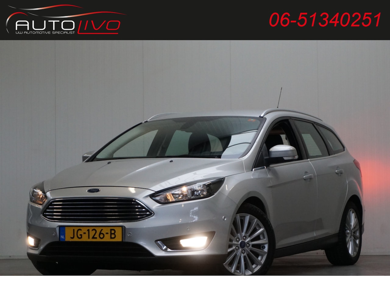 Ford Focus Wagon - 1.5 TDCI Titanium NL AUTO! SUPER NET! - AutoWereld.nl