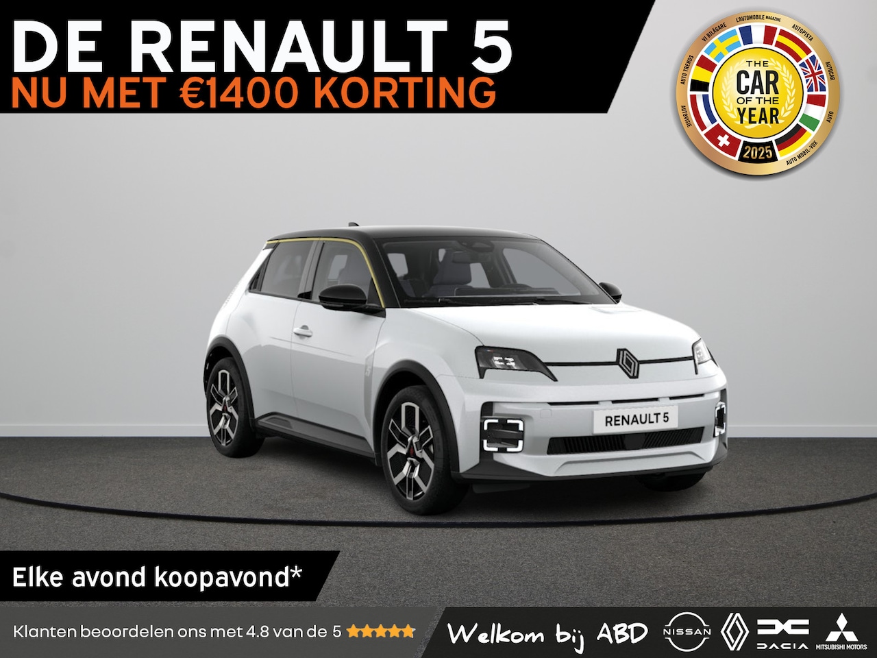 Renault 5 - Techno Comfort range | Achteruitrijcamera | ISOFIX-bevestigingssysteem voor kinderzitjes o - AutoWereld.nl